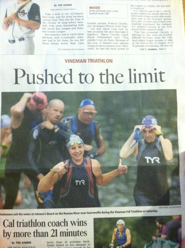 And, oh, looky! I got my pic in the paper!